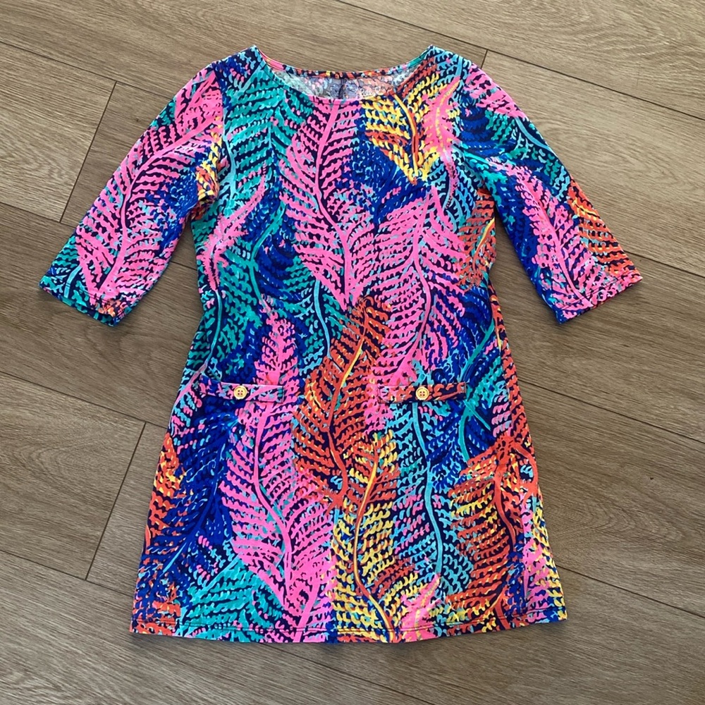 Lilly Pulitzer Electric Feel Girls Charlene Dress size Large (8-10)